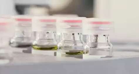 Olive oil in the laboratory test at Chemiservice the specialist for olive oil analysis